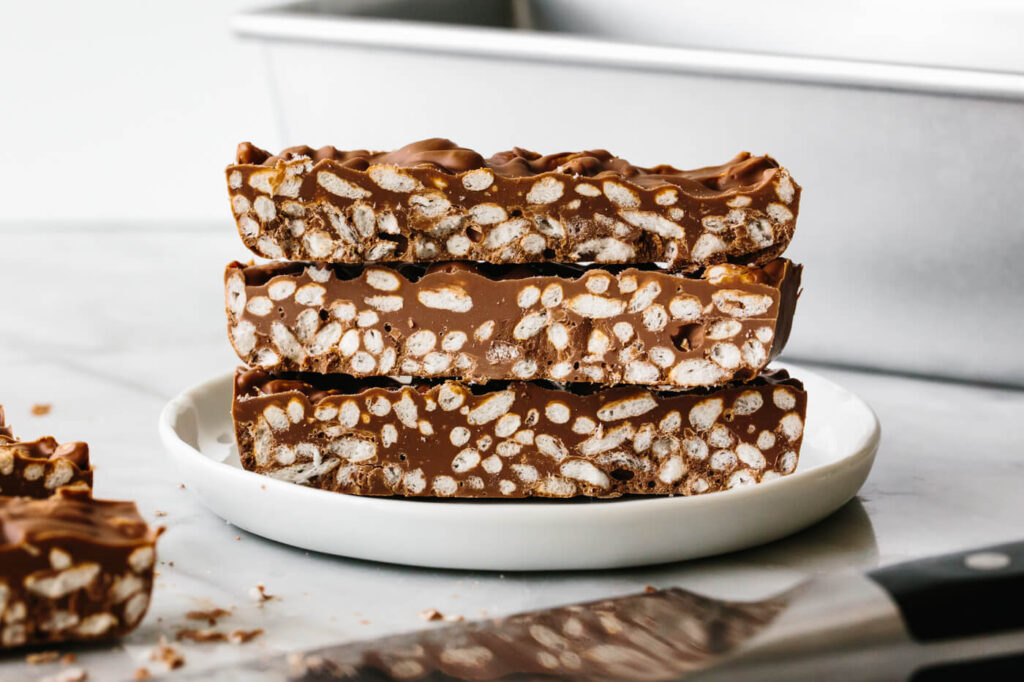 Chocolate Crunch Bars - Downshiftology