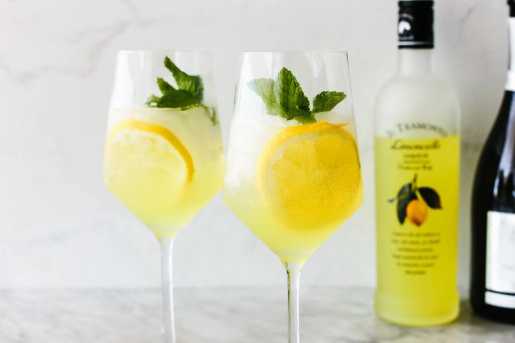 Limoncello Spritz - Downshiftology